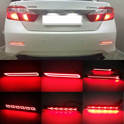 LED Car Rear Bumper Reflector Tail Brake Light For Toyota RAV4 Camry Matrix Sienna Venza Avalon Innova Reiz Vellfire Verso WISH