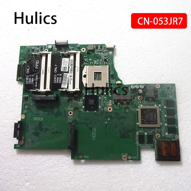 

Hulics Used For Dell XPS 17R L701 L701X Laptop Motherboard CN-053JR7 053JR7 53JR7 DAGM7BMBAF0 GT435M HM57 Main Board