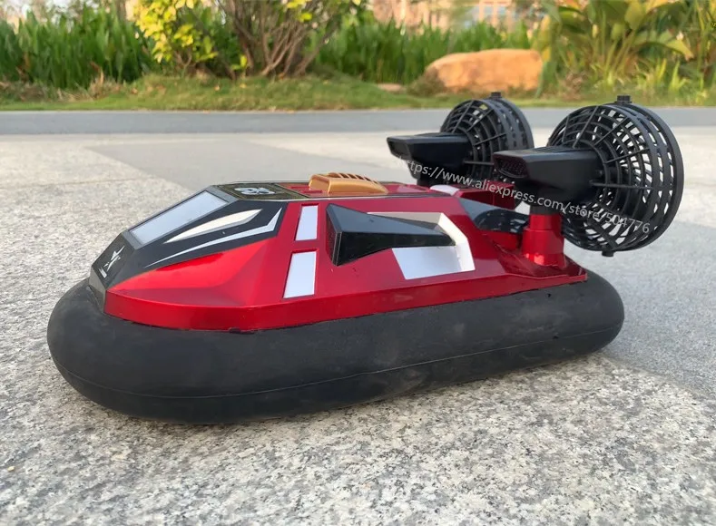 Kids Toys RC Boat High Speed Hovercraft Big Siz Remote Boat 4 Direction Racing Amphibious Hovercraft