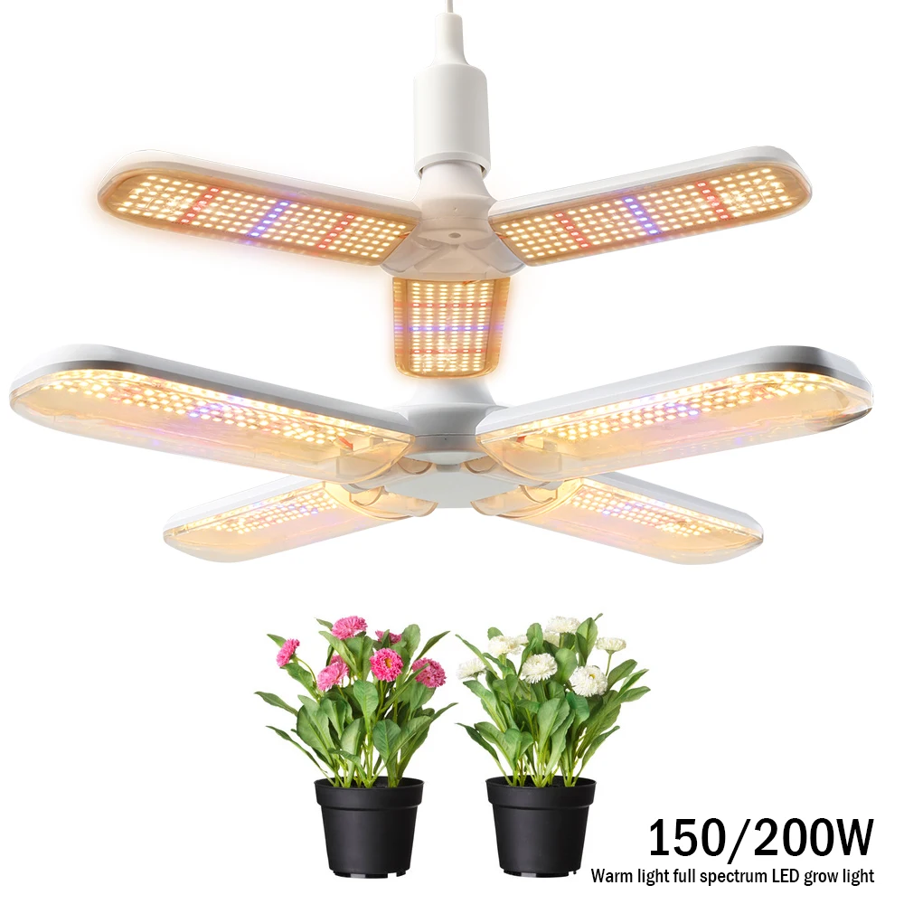 

Foldable LED Grow Light E27 Phyto Lamp Full Spectrum SMD2835 Bulb for Growbox Indoor Plants Bloom Flowering Grow Lamp Garden