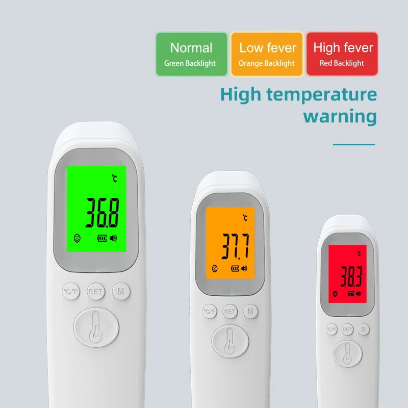 Digital Forehead Thermometer Electronic Contactless Clinical Accuracy Non-contact Body Temperature Meter Fever For Adult Child