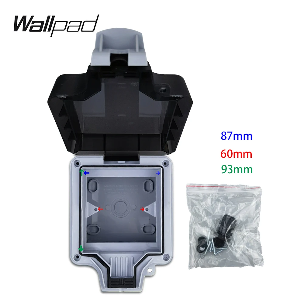 IP66 Outdoor Bathroom Usage Weatherproof Wallpad Double Waterproof Wall Mount Box Super Quality