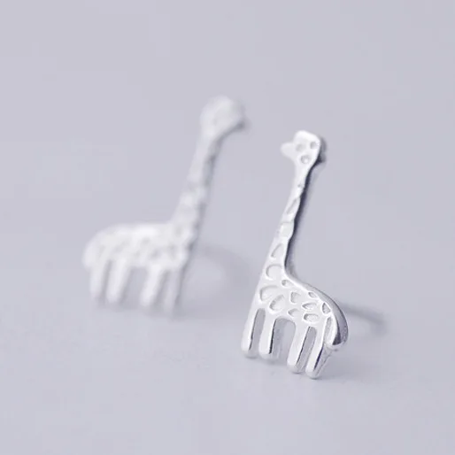 REETI 925 sterling silver giraffe Stud Earrings for Women Elegant Wedding Jewelry pendientes mujer moda 2019 Brincos