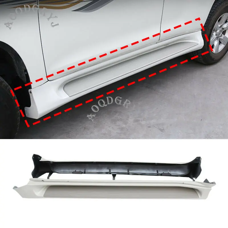 

Fits For Toyota Land Cruiser Prado FJ150 2010-2019 Car ABS Running Board Nerf Bar Cover Decor Moulding Styling Accessories 2PCS