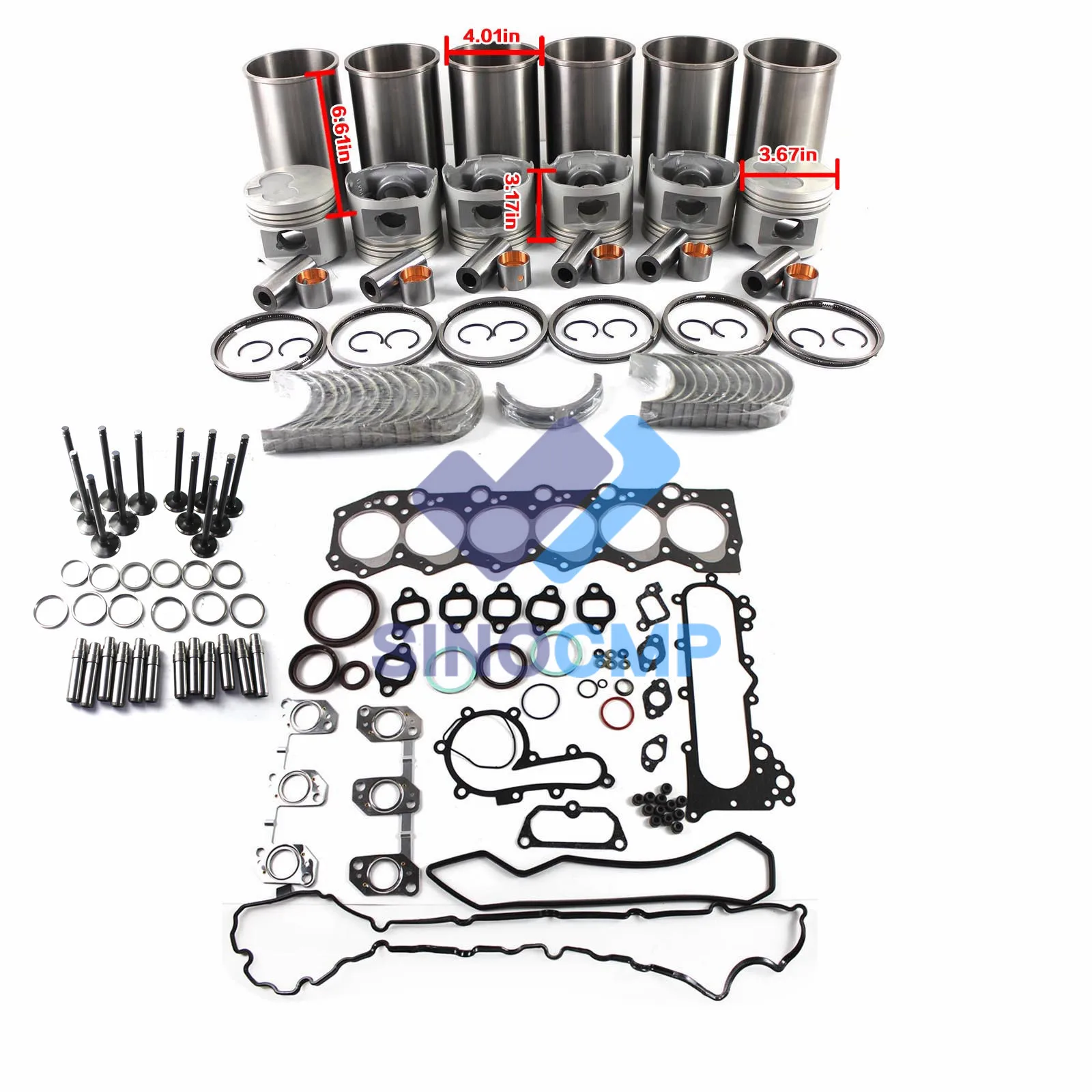 revisao do motor reconstruir kit para toyota landcruiser hzj75 hzj80 coaster td 1hz 01