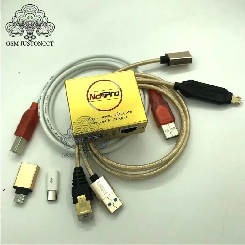 Gsmjustoncct new NCK pro box + UMF cable,  full activated, unlock, repair and flash, free shipping