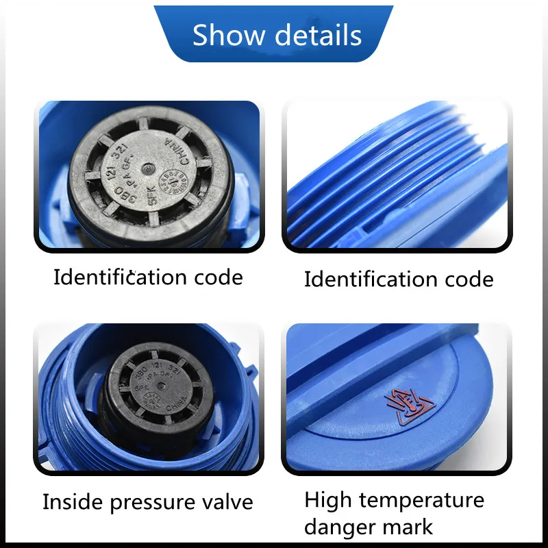 Factory direct sales suitable for Audi a4 b8 a5 q5 q3 a6 antifreeze water tank cover coolant supplement water tank cover