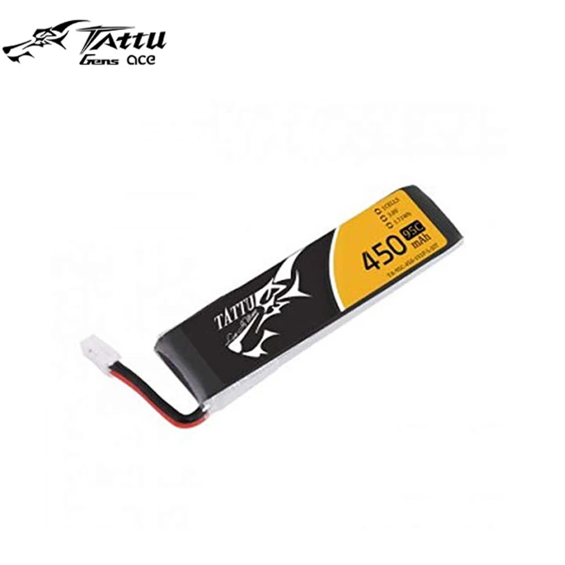 Ace Tattu Lipo Bateria 7.4v 7.6v 450mAh 1s 2s 3s 4s 75C 95C z wtyczką XT30 Długi rozmiar RC Baterie do ramy drona FPV w rozmiarze 120