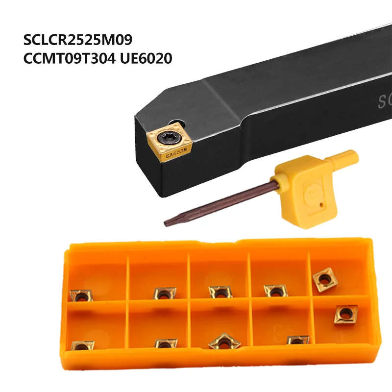 

SCLCR2525M09 SCLCR2525M12 держатель токарного инструмента CCMT09T304 CCMT09T308 CCMT120404 твердосплавные вставки SCLCL наборы токарных инструментов с ЧПУ