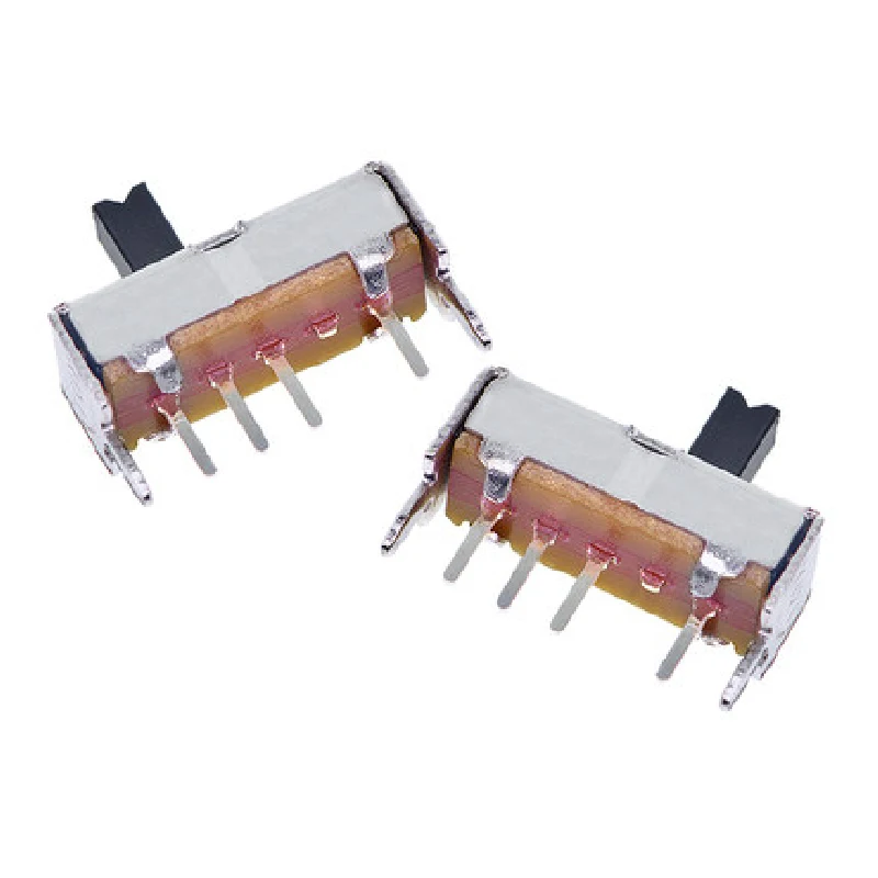 10ชิ้น SS13D07 saklar TOGGLE สวิทช์สไลด์ขนาดเล็ก SS-13D07 4Pin