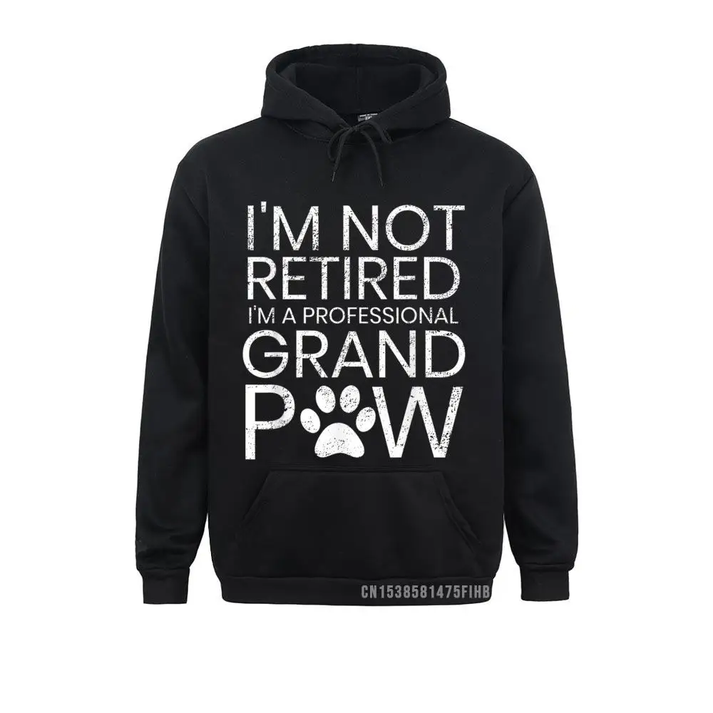 Grand Paw Harajuku Retired Professional Grandpaw Funny Dog Hoodie Mens Sweatshirts Unique Hoodies Long Sleeve Print Hoods