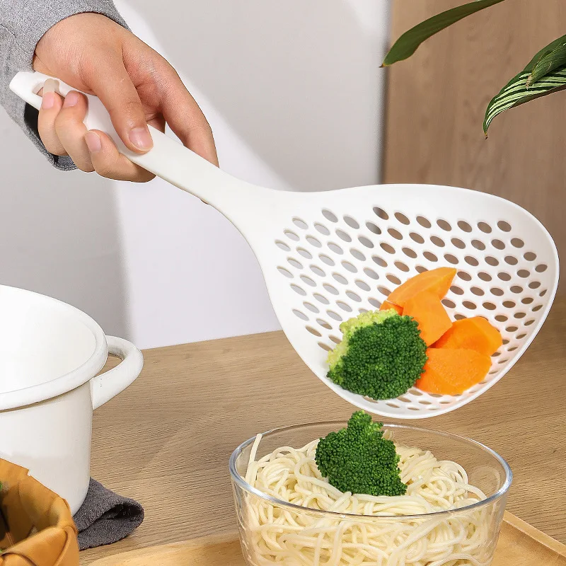 Pasta Large Colander Noodles Dumpling Strainer Food Oil Filtration Spoon Long Handle Cooking Sieve Skimmer Home Kitchenware