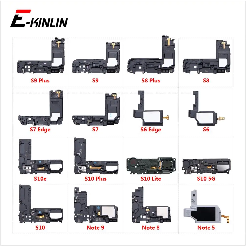 Loudspeaker For Samsung Galaxy S10 Lite 5G S10e S9 S8 Plus S7 S6 Edge Note 9 8 5 Loud Speaker Buzzer Ringer Flex Parts