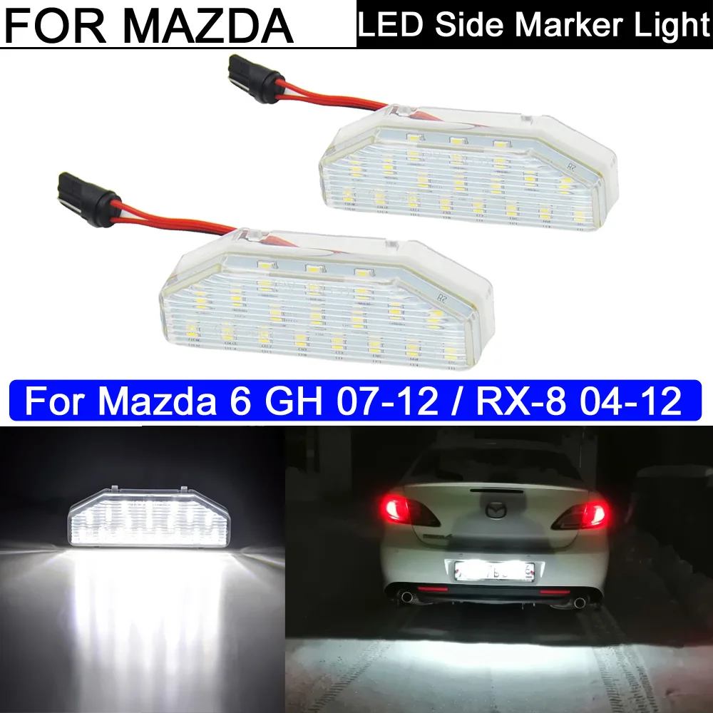 

Светильник ка номерного знака для Mazda RX-8 RX8 2004-2012, для Mazda 6 2007-2012, с 18-SMD ксеноновым белым светодиодом