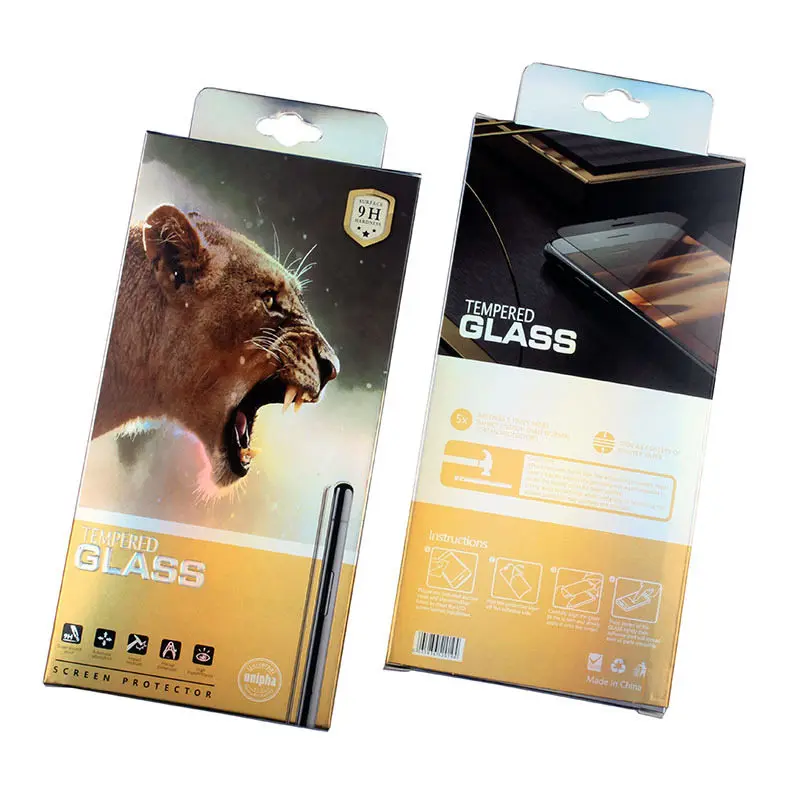 

Fashion Style New Package For Cell Phone Screen Protactor Paper Box Can Custom Your Own Design Tempered Glass Packing