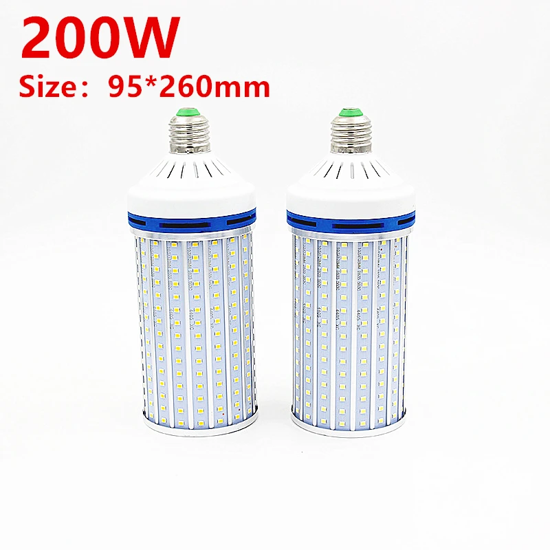 30W 60W 80W 100W 150W 200W 250W lampa LED W kształcie kukurydzy E27 E26 B22 E39 E40 żarówka 110V 220V aluminium dla magazynu fabryka piwnica