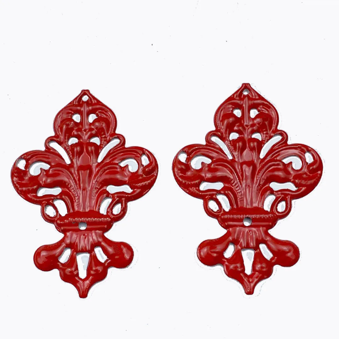 35x50mm 20pcs Wholesale Filigree crafts  Hollow   Embellishments Findings,Jewelry Accessories,Bronze Tone ornaments