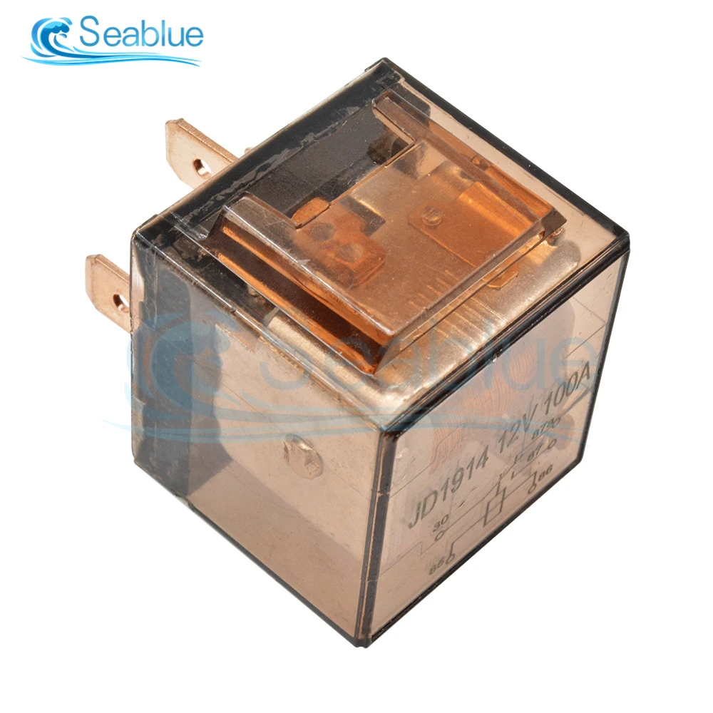 1Pcs DC 12V 24V 80A 100A 4/5 Pins Waterproof Automotive Relay Switch SPDT Car Control Device Car Relays High Capacity Switching
