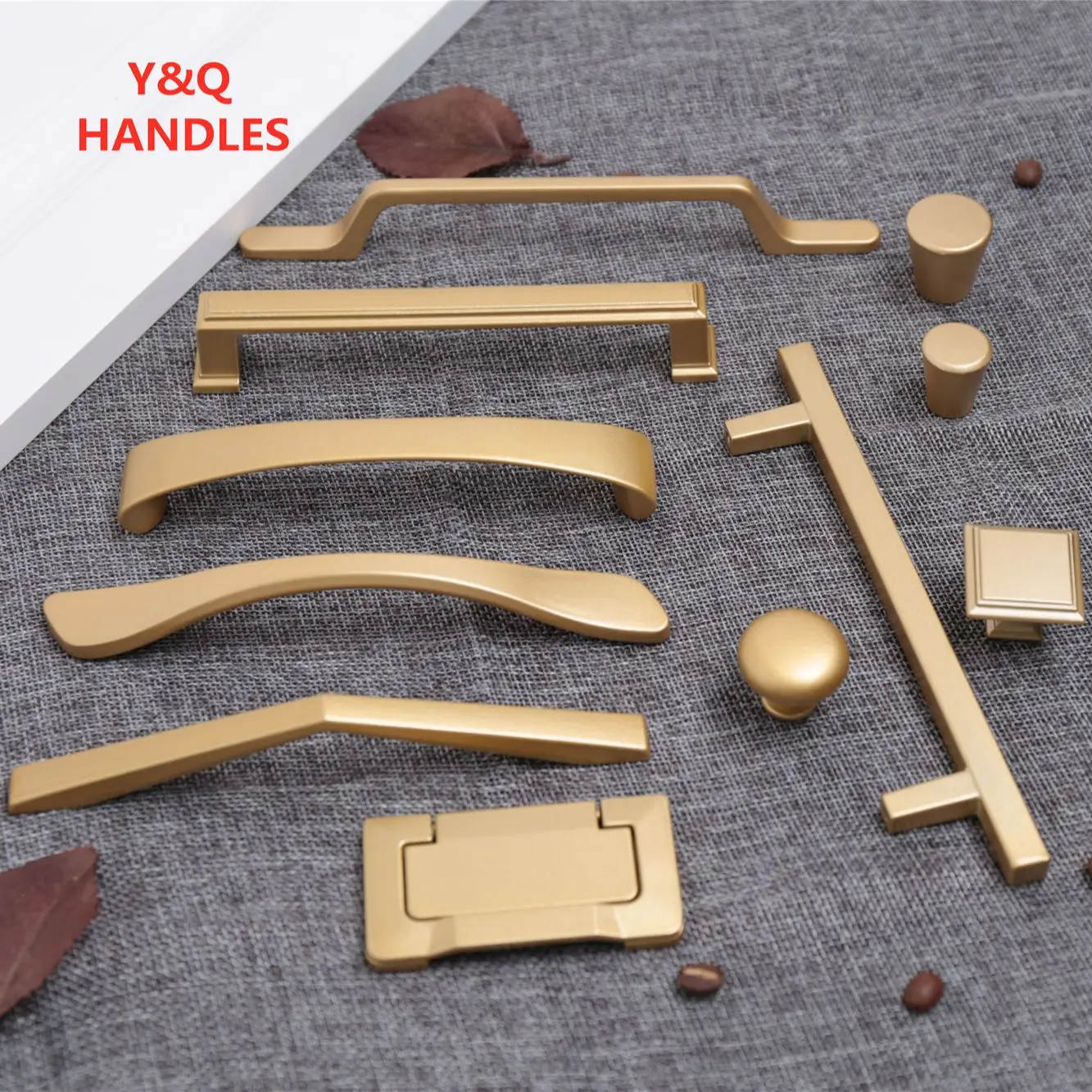 Handles Drawer Cabinet Furniture Kitchen Handles for Cabinet Knob Door Drawer Furniture Kitchen Knob Golden Simplicity Hardware