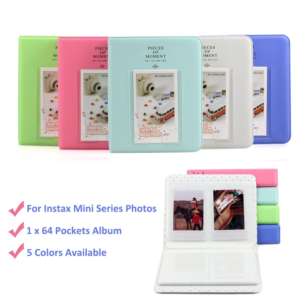 Color Stickers + Photos Album + Photo Frames + Marker Pen For Fujifilm Instax Mini 11 8 9 25 50 7s Instant Camera & Film Paper