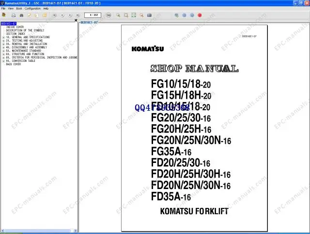 

Komatsu forklift repair 2012