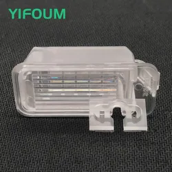YIFOUM Car Rear View Camera Bracket License Plate Light For Ford Kuga Focus Escape Mondeo S-Max Fiesta EcoSport Explorer C-Max