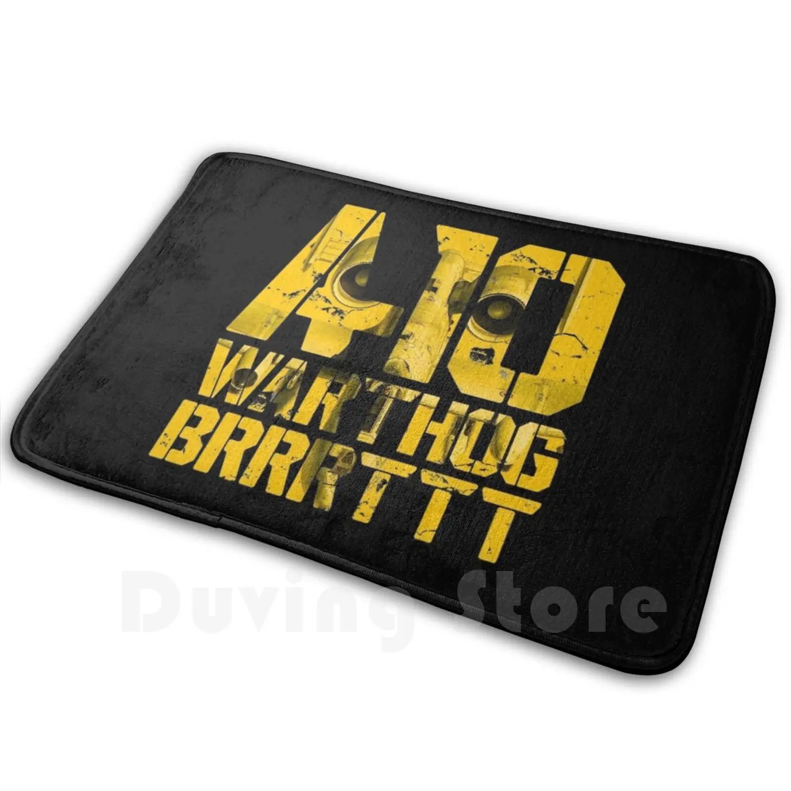 A-10 Warthog Distressed Soft Non-Slip Mat Rug Carpet Cushion A10 Thunderbolt Warthog Usaf Military American