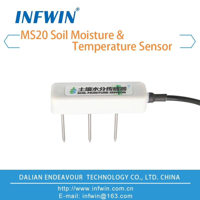 Imagem -02 - Sensor de Umidade do Solo Umidade do Solo & Sensor de Temperatura Sensor de Umidade do Solo Ms20