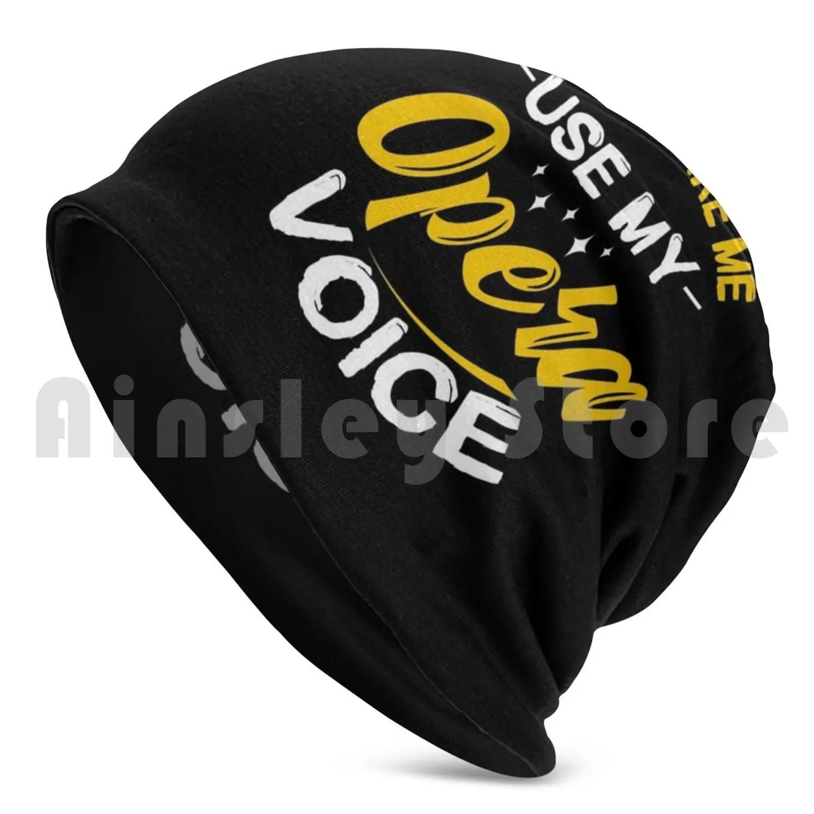 Singer Singing Opera Beanies Pullover Cap Comfortable Singer Music Musician Choir Sing Gift Idea