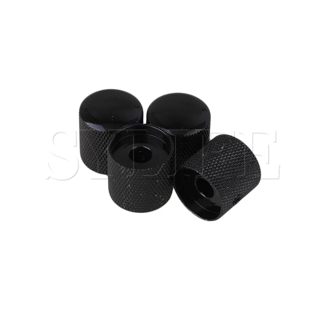 4PCS HEAVY BLACK ELECTRIC GUITAR BRONZE VOLUME TONE KNOB