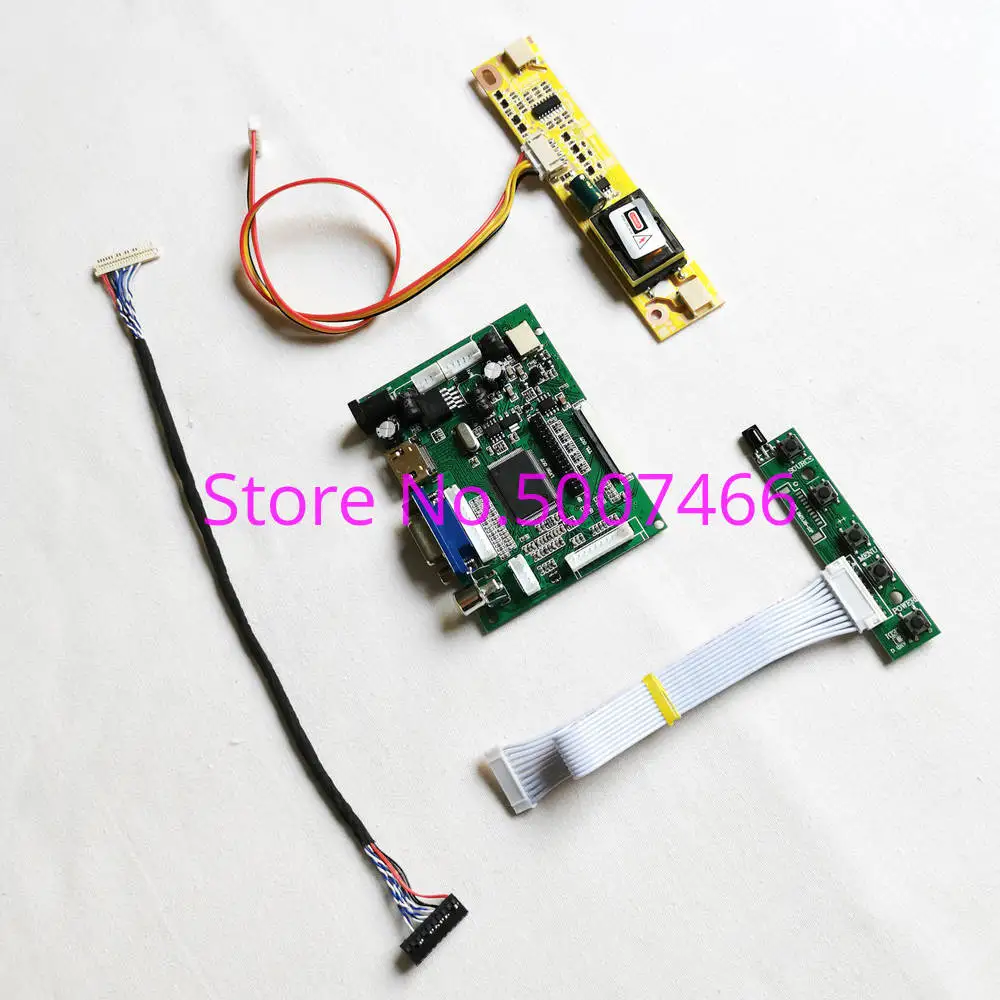 Fit CLAA150XP01 CLAA150XP01F CLAA150XP01PE 2CCFL Inverter 1024*768 20-Pin LVDS 2AV+VGA 15