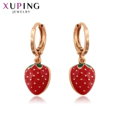Xuping Jewelry Fashion Fruit Серьги Design Elegant Fashion Huggies Earring of Charm Lovely Style for Women Girl A00889023