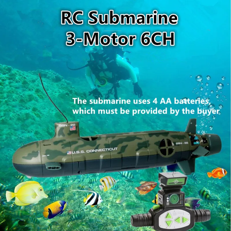 35cm big size Remote Control Racing Fun Fishing Boat RC Submarine Model Nuclear-Powered submarine toy update version toy gifts