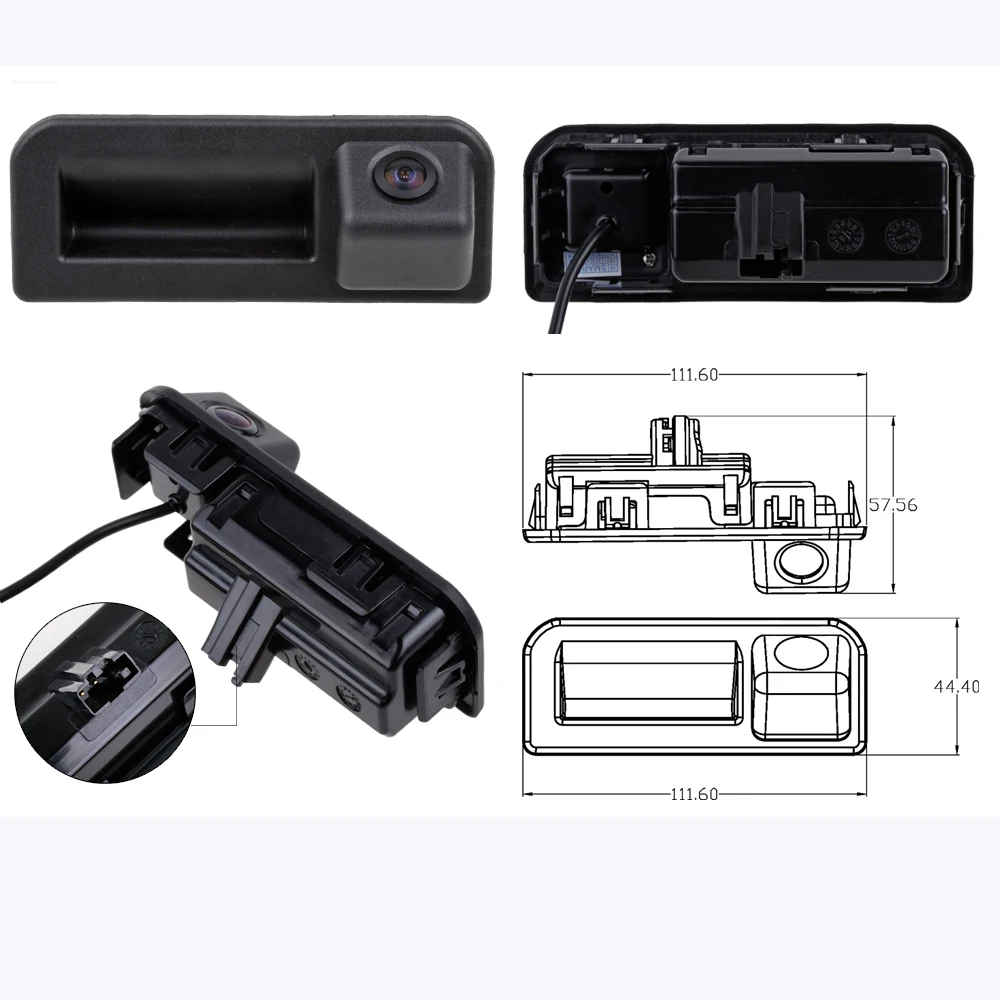 SINOSMART CanBus Reversing Dynamic Trajectory Parking Camera for 2021 Audi MIB 3 Platform  Q3 A5 Q5L A1