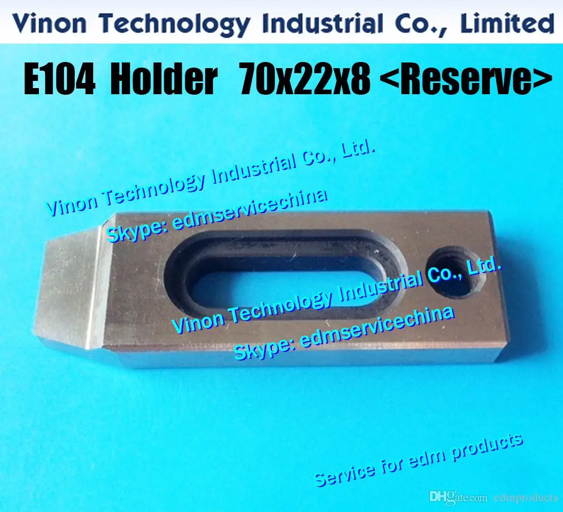 

(2pcs/lot) 70Lx22Wx8 with M8 hole E104 edm Clamping Jig Holder Parts (Reserve type) for all Wire-EDM machines, Wire Cut Clamp