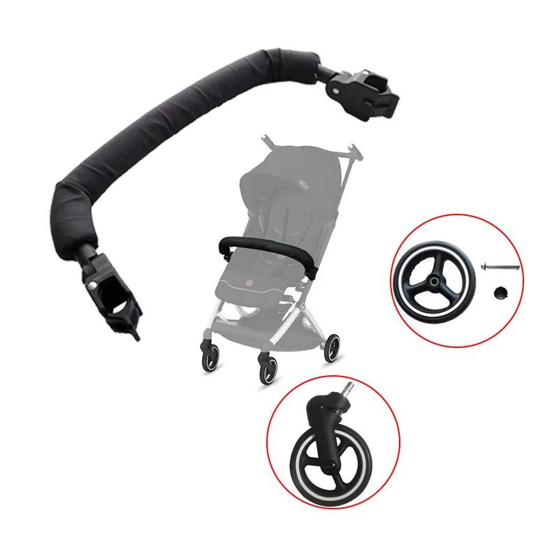 Baby Buggy Wheel For GB Pockit + All City Pushchair Front Or Back Wheel Stroller Armrest Bumper Bar GoodBaby Replace Part