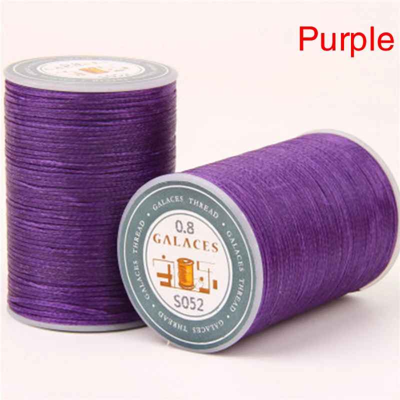 90 Meters 0.8mm Leather Waxed Thread Cord for DIY Handmade Hand Stitching Thread Flat Waxed Sewing Line Supplies