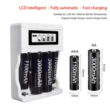 Rechargeable AA and AAA Batteries 4 Pack #6