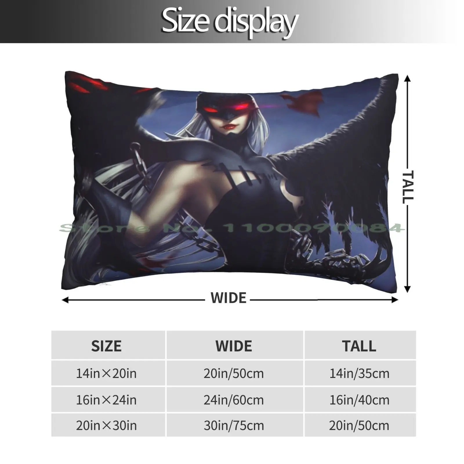 Lady Monster Vampire Realistic Art Pillow Case 20x30 50*75 Sofa Bedroom Jin Jhope Kim Seokjin Pictures Last Store Long