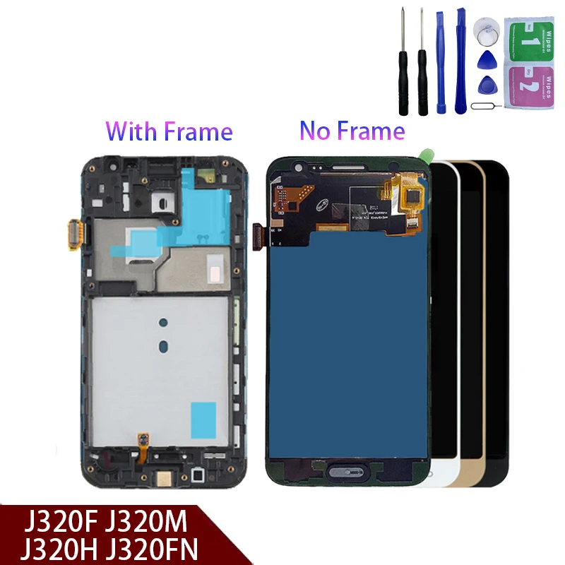 

LCD For Samsung J3 2016 J320F J320M J320H J320FN Display Touch Screen Digitizer For Galaxy j3 2016 Screen j320f Display