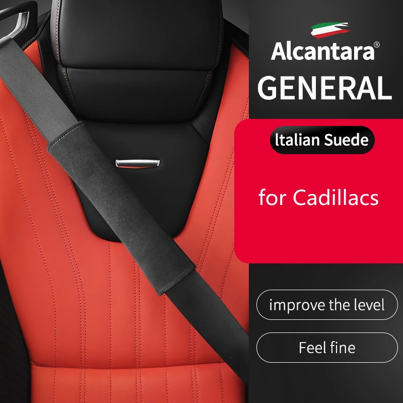 

for Cadillac XT4/XT5/XT6/CT4/CT5/CT6/CTS ATS XTS SLS SRX XLS DTS STS Alcantara suede shoulder belt cover