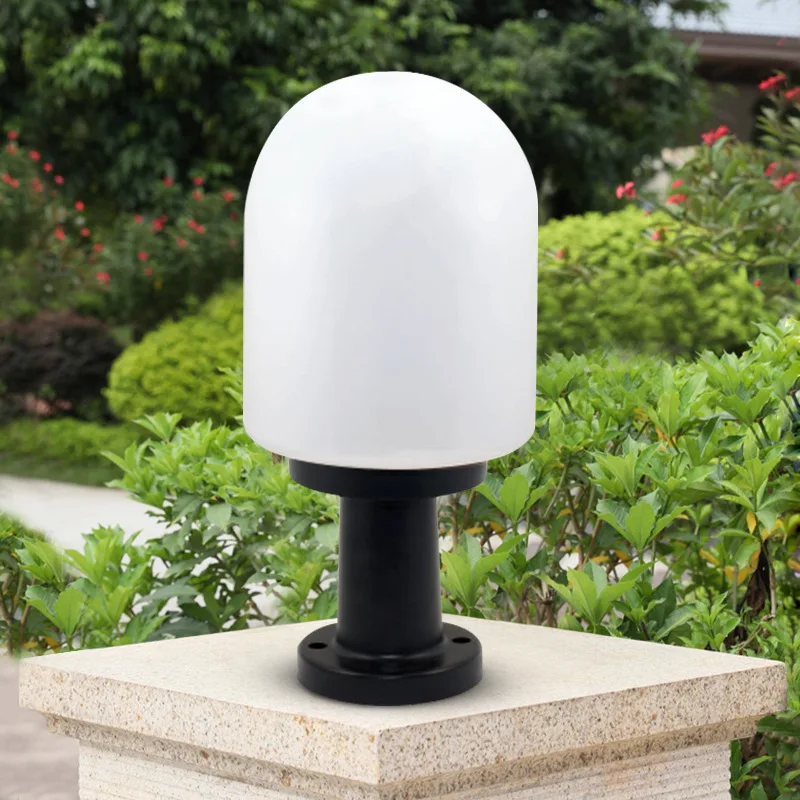 

Round Ball Lamp Fence Column Head Lamp Outdoor Waterproof Landscape Doorpost Lamp Lawn Lamp Garden Street Lamp Super Bright