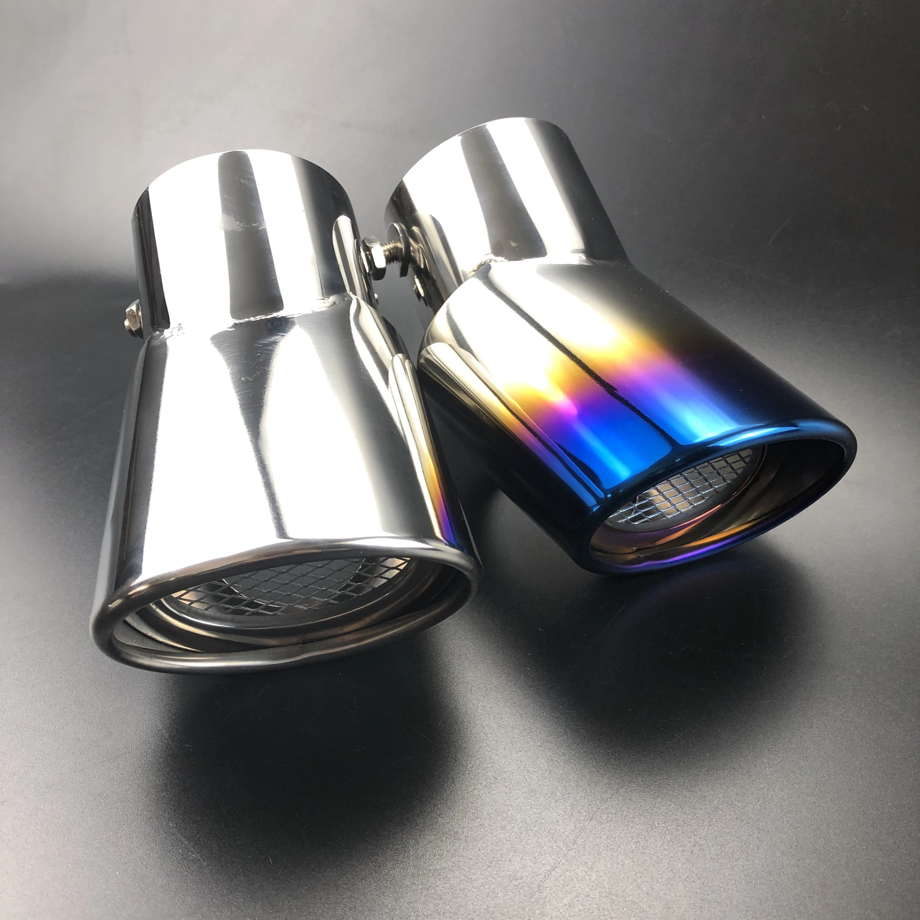 

Car accessories Stainless steel chrome exhaust tube tail pipe Case for Mitsubishi PAJERO V31 V33 V73 V93 V97 2007-2019