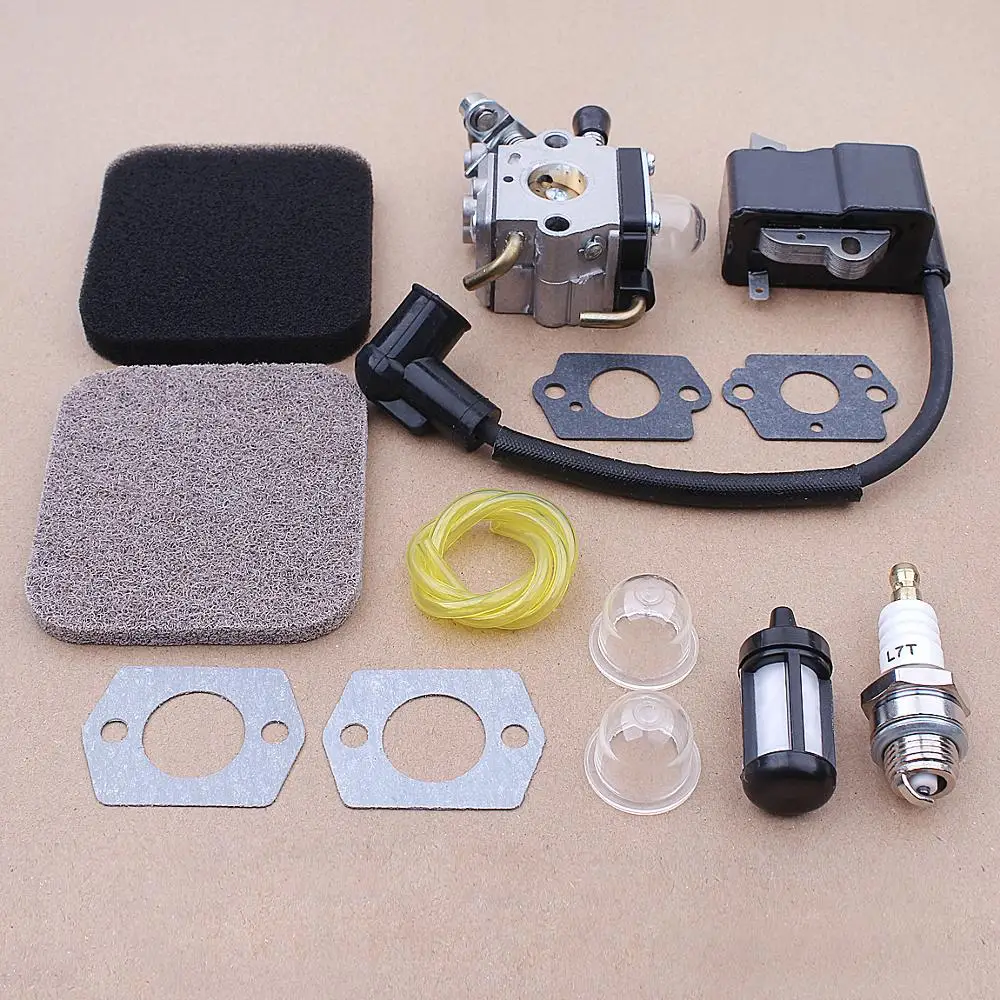 Carburetor Ignition Coil Kit For Stihl FS75 FS80 FS80R FS85R FS85T FS85RX Trimmer 4140-120-0619 Carb Fuel Filter Line