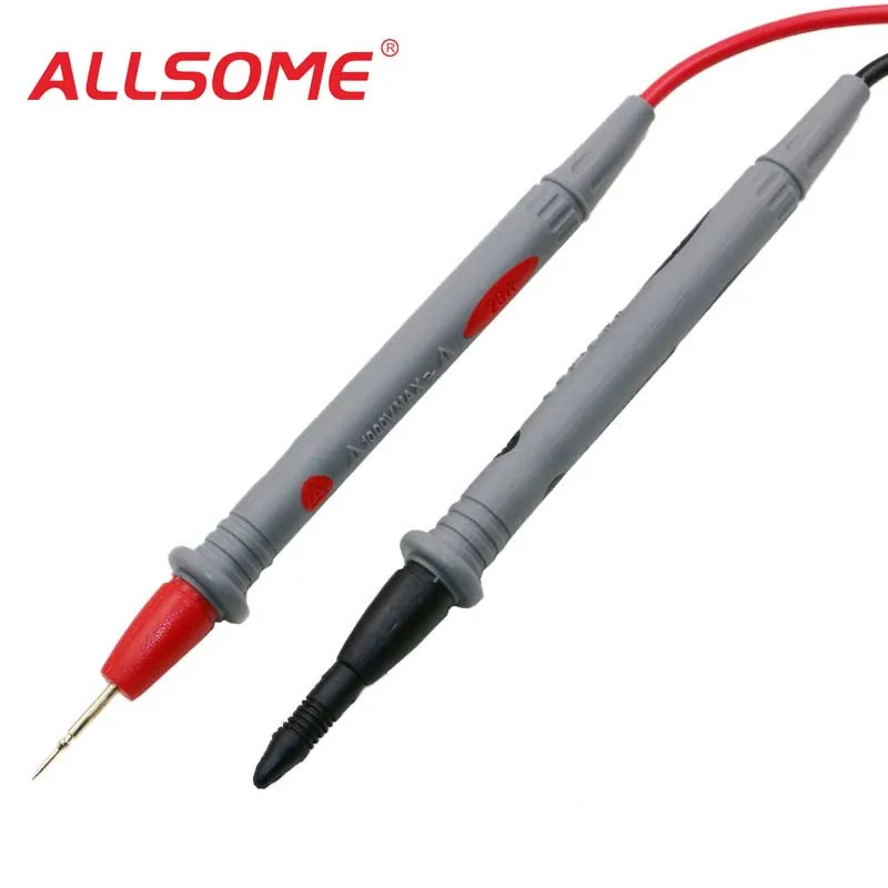 ALLSOME Multi Meter Test Pen Cable 1000V20A Universal Digital Multimeter Lead Probe Wire HT982+