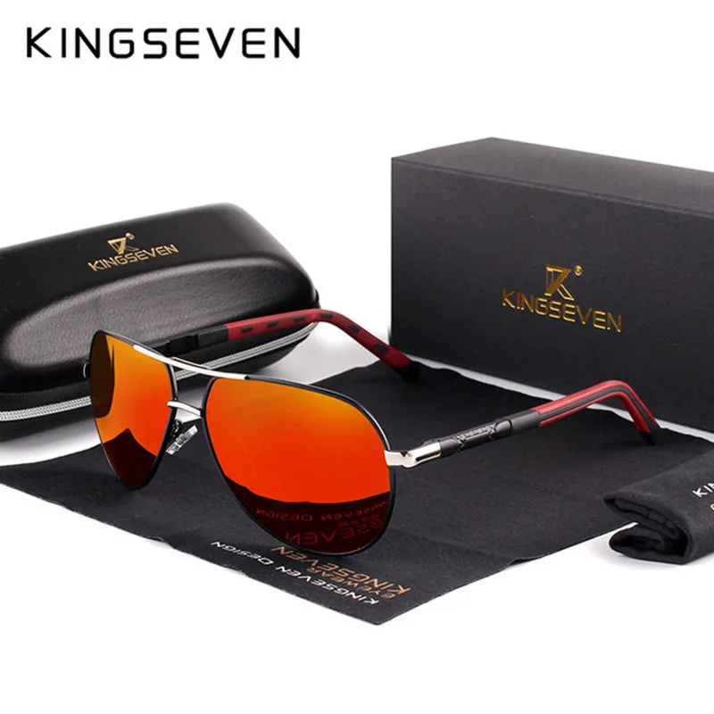 Kings even aluminium magnesium herren sonnenbrille polarisierte männer beschichtung spiegel brille oculos männliche brillen zubehör für männer k725