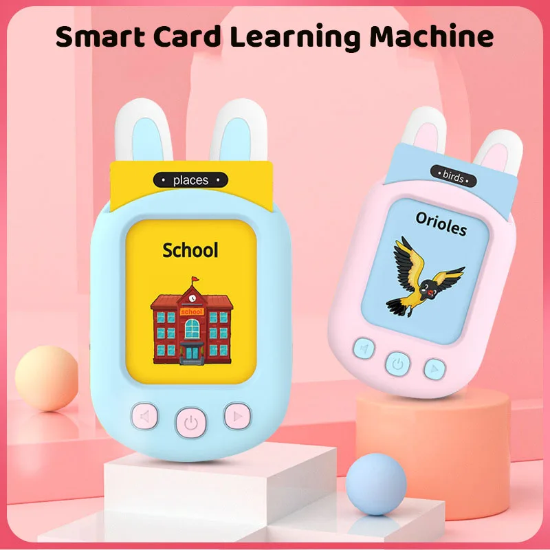 Kids Early Learning Educational Machine Toys Enlightenment Interactive Eye Protection English Card Reader Toys Xmas Gifts