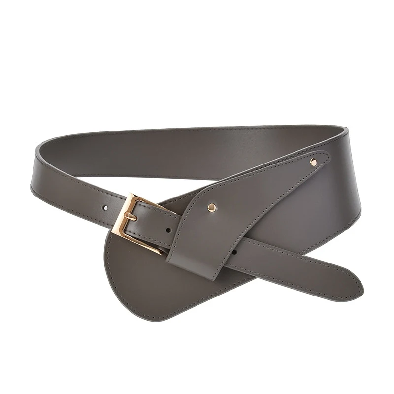 Belts Women Fashion Wide Belts Decorate waistband Accessory Luxury Genuine Leather Waist Corset Belt Female Dress Strap LB2196