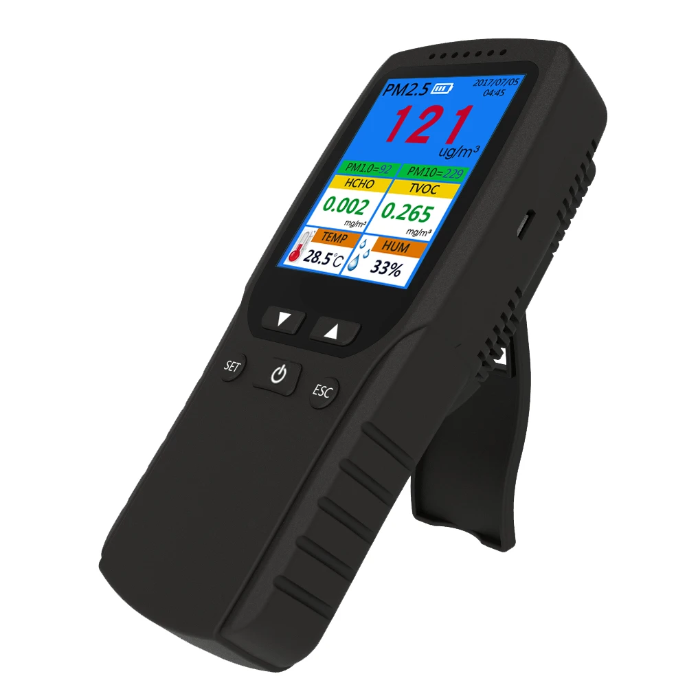 Dienmern New DM106 Portable PM2.5 Quality Detector Formaldehyde TVOC Sensor Tester, Temperature and Humidity 2 in 1, Hot Selling