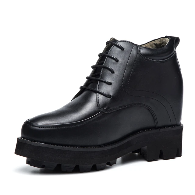 Height increasing Shoes Men 16cm Men s Invisible Height increasing Leather Shoes Extra high Elevator Thick soled Leather Shoes AliExpress 322
